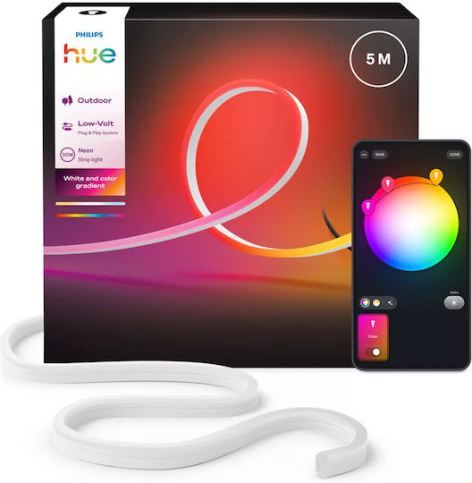 Philips Waterproof Smart LED Strip Hue Neon 220V RGBIC Light 5m Neon Flex