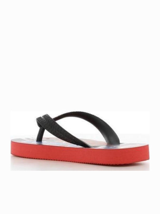 Șlapi pentru copii Flip Flops Spider-Man Negre