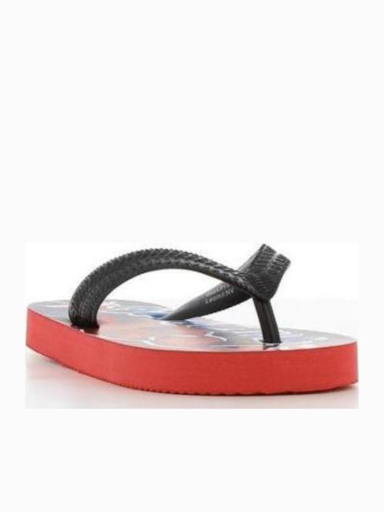 Șlapi pentru copii Flip Flops Spider-Man Negre