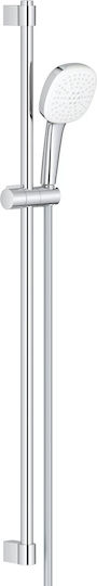 Grohe Tempesta Cube 110 Shower Column 26908003 Wall Mounted 900 Mm 2 Functions Glossy Chrome Grohe Tempesta Cube 110 Shower Column 26908003 Wall Mounted 900 Mm 2 Functions Glossy Chrome