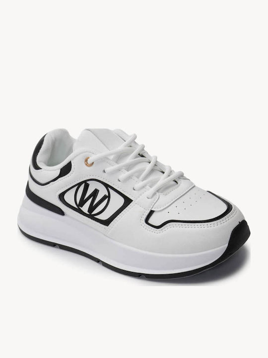 White Black Women's Sneakers Color Combination
