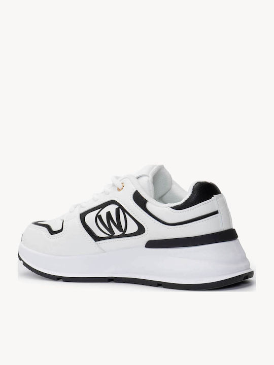 White Black Women's Sneakers Color Combination