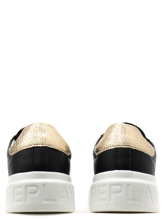 Notting Image Damen Sneakers Black-Gold