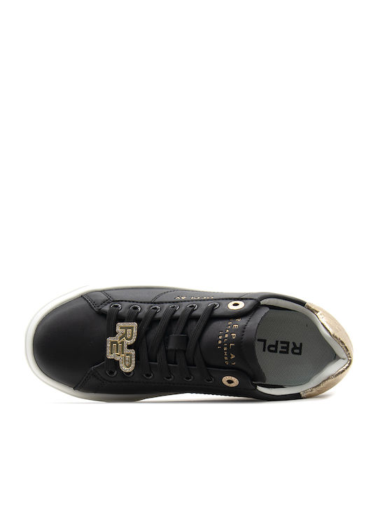 Notting Image Damen Sneakers Black-Gold