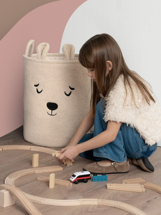 Sipo Children's Foldable Laundry Basket Fabric Beige 35x45cm
