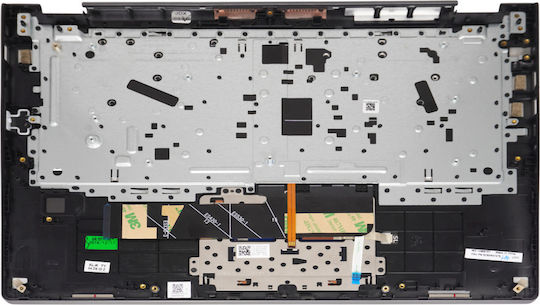 Laptop-Tastatur Keyboard Palmrest Lenovo Ideapad Yoga 530-14arr 81h9 81h9000bau 81h9005pau Flex 6-14arr 81ha Flex 6-14ikb 5cb0r47275 US Hintergrundbeleuchtetes Grau Code 40638usblpalm