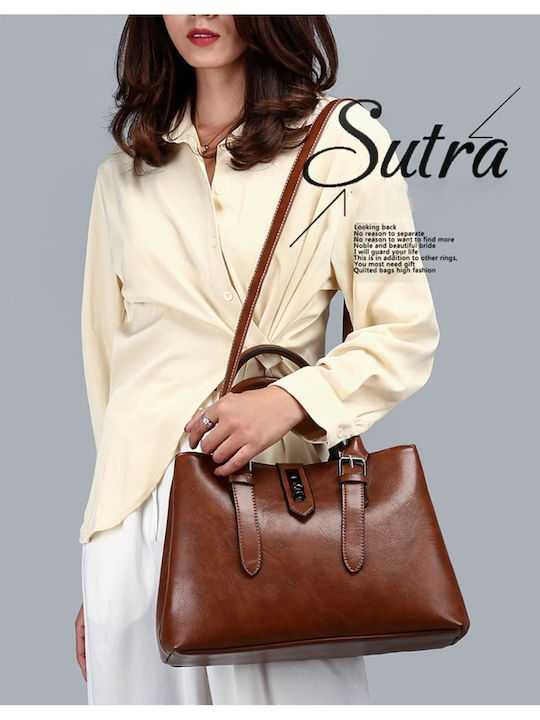 Set Women's Bag Shoulder Tabac Brown