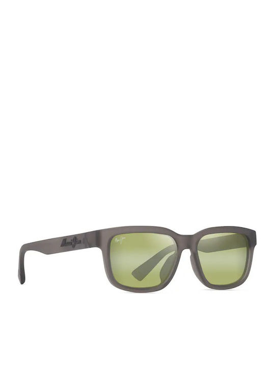 Maui Jim Sonnenbrillen Transparent mit Horn umrandetem Rahmen