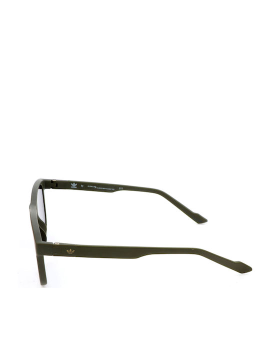adidas Unisex Sunglasses with Green Plastic Frame and Gray Gradient Lens AOR031-030000