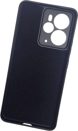 Naxius Umschlag Rückseite Silikon 1.8mm Schwarz (Realme 14)