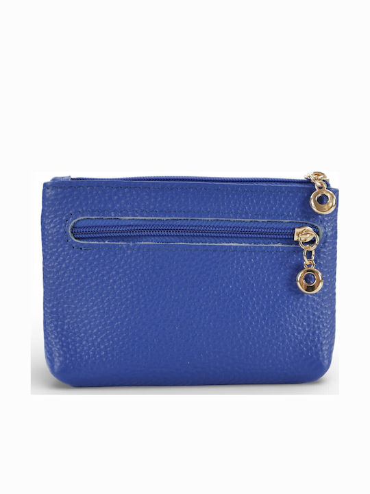 Leder Damen Geldbörse Klassisch Blau