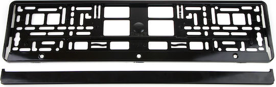 Alista Home Ramă Plăcuță de Înmatriculare Auto Plastic Negru 1buc