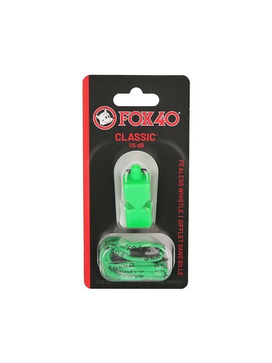 Fox40 40 Classic Σφυρίχτρα Προπονητών Με Κορδόνι