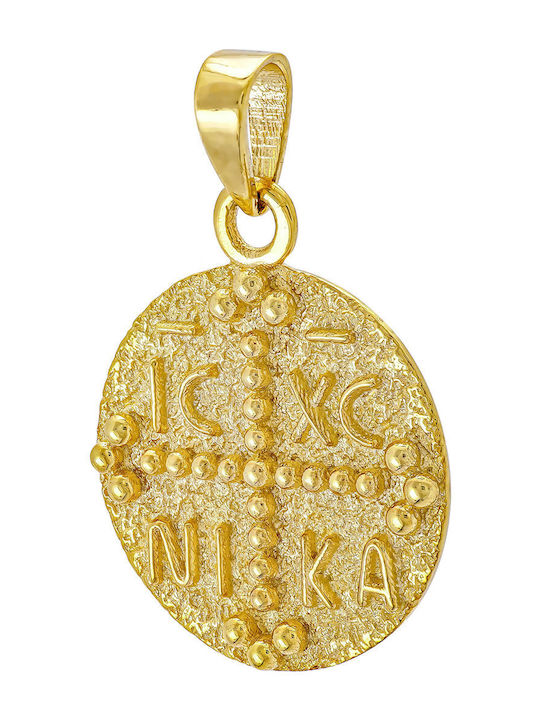 Kiriakos Gofas Μενταγιόν Κωνσταντινάτο Χρυσό 14K