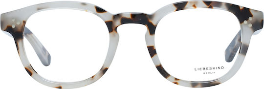 View + Clip-On Liebeskind Women's Prescription Eyeglass Frames Lens Bridge Temple 46 22 135 Mm