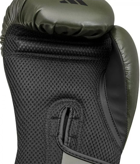 adidas Speed Tilt 200 Παιδικά Γάντια Πυγμαχίας Δερμάτινα για Αγώνα Μαύρα
