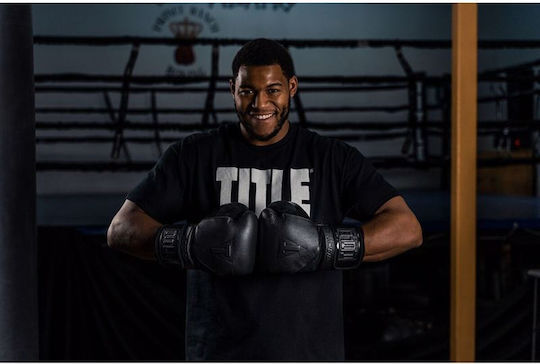 Title Boxing Black Training Gloves 2.0 Γάντια Πυγμαχίας για Αγώνα Μαύρα