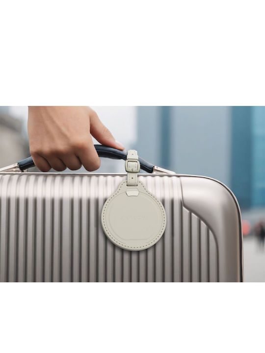 Satechi Vegan-leather Findall Luggage Tag Sand