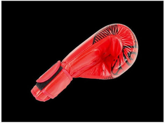 Sport Masters Boxhandschuhe aus Leder Rot