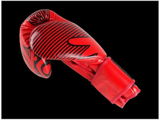 Sport Masters Boxhandschuhe aus Leder Rot