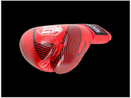 Sport Masters Boxhandschuhe aus Leder Rot