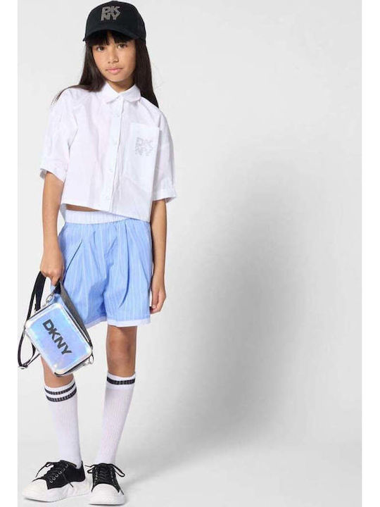 Kids One Color Shirt Long Sleeve White