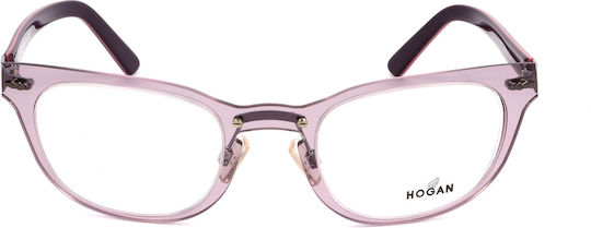 Hogan Weiblich Kunststoff Brillenrahmen Rosa