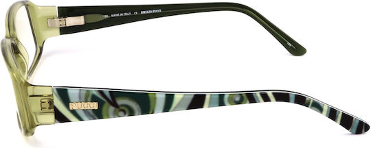Emilio Pucci Weiblich Kunststoff Brillenrahmen Grün EP2658 320