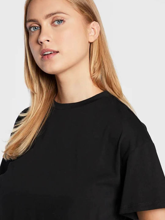 Γυναικείο Crop Top Κοντομάνικο Black