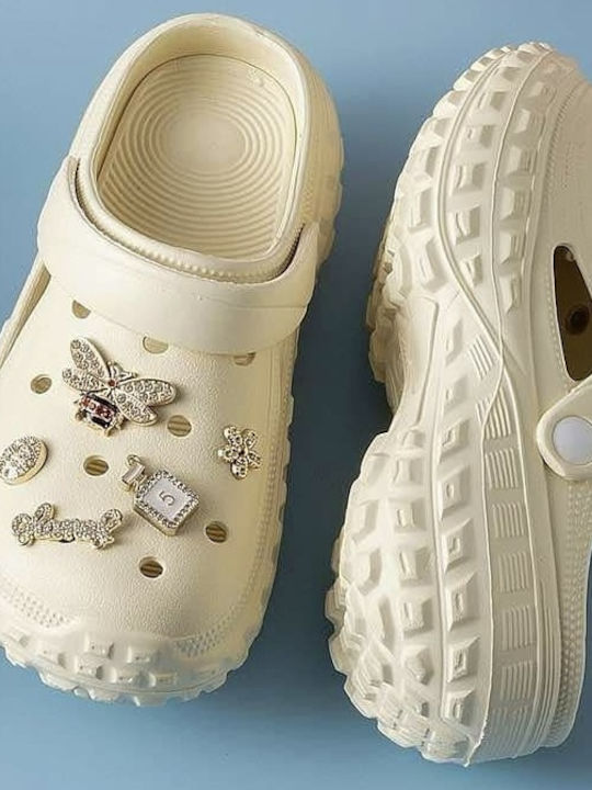 Women's Clogs Beige