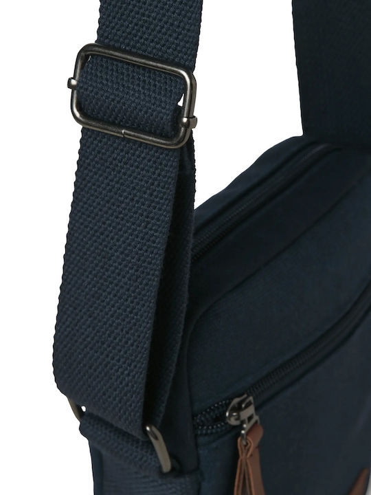 Jacpascal Herrentasche Schulter / Crossbody Marineblau