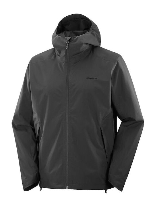 Jacke Wasserdicht und Winddicht Schwarz