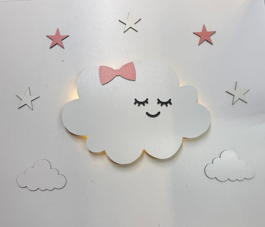 Led Wooden Kids Wall Light