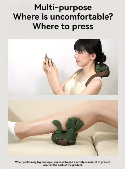 Massage Device Shiatsu for the Neck, the Head, the Back, the Legs & the Hands with Heating Function