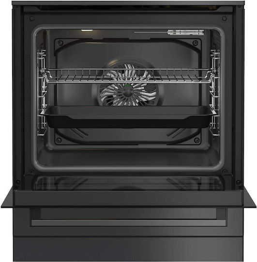 Beko Κουζίνα 72lt με Εστίες Υγραερίου Π60εκ. Γκρι