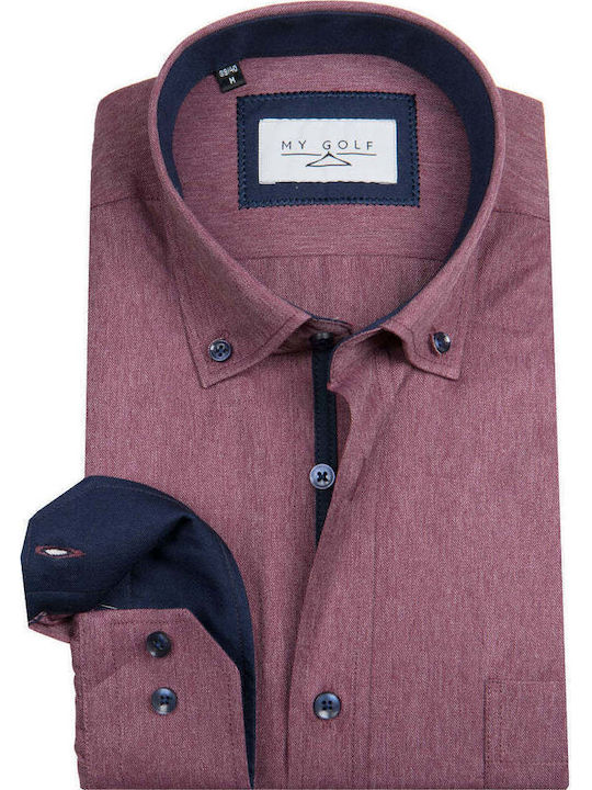 Long-sleeved Shirt Burgundy