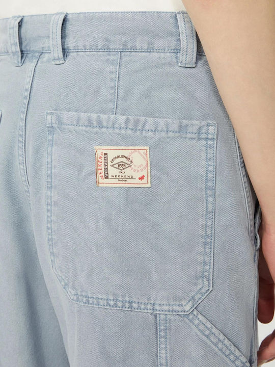 Γυναικείο Υφασμάτινο Παντελόνι Light Blue