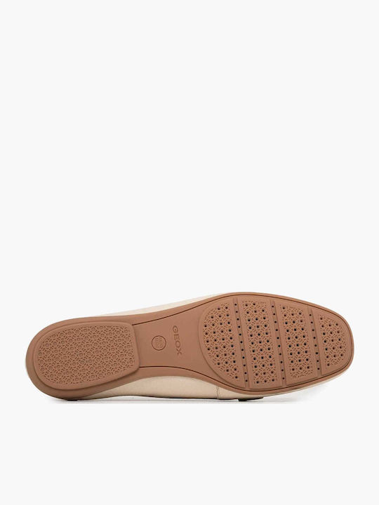 Annytah.moc Leather Women's Loafers in Beige Color
