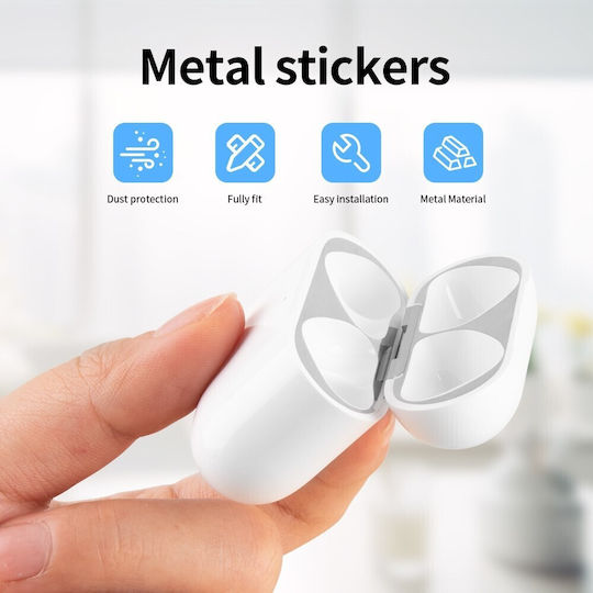 Autocolante în culoarea Auriu pentru Apple AirPods 4