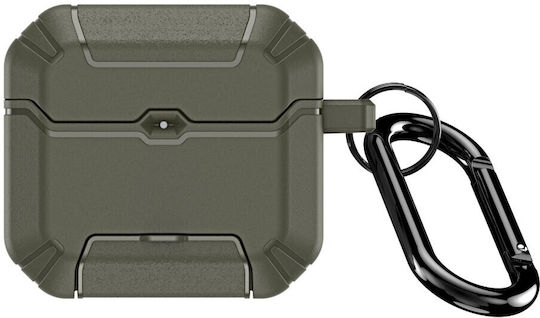 Dux Ducis Pecs Husă în culoarea Verde pentru Apple AirPods 4