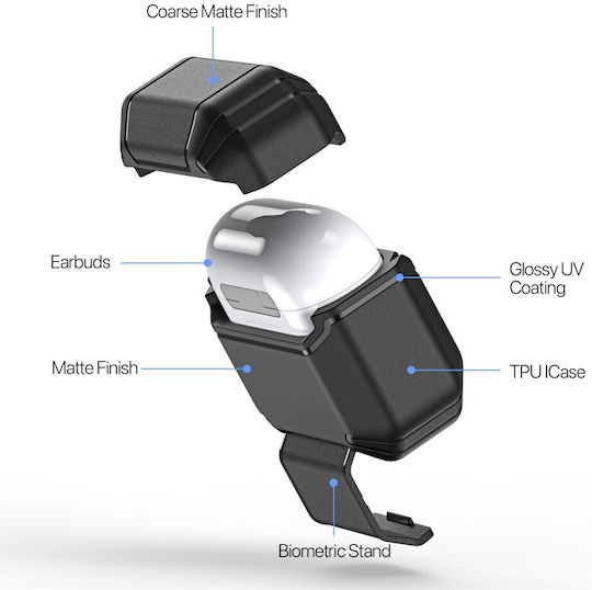 Dux Ducis Pecs Калъф в Оранжев цвят за Apple AirPods 4