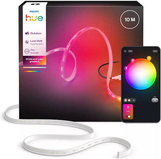 Philips Waterproof Smart LED Strip Hue Flux Outdoor 220V RGBIC Light 10m