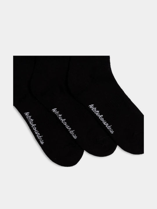 AntetokounBros Ανδρικές Κάλτσες Μαύρο 3Pack