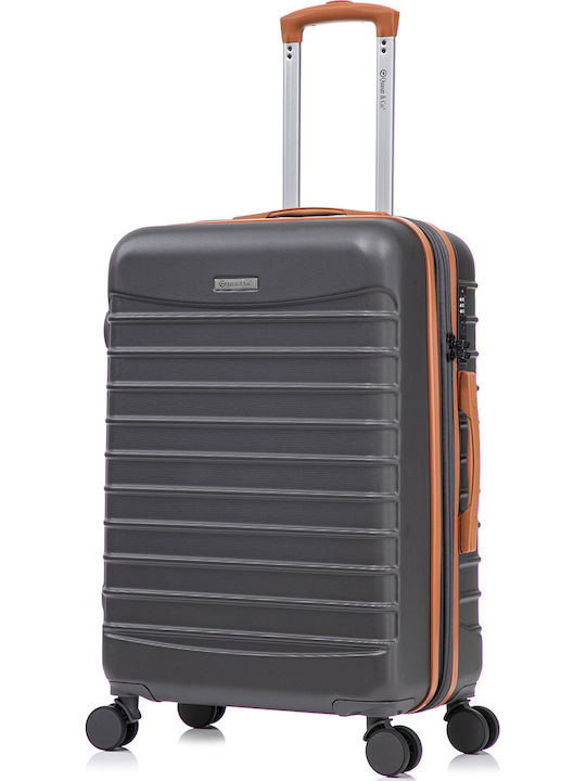 Quasar Valize de Călătorie Dure Gray/brown cu 4 roți Set 3buc