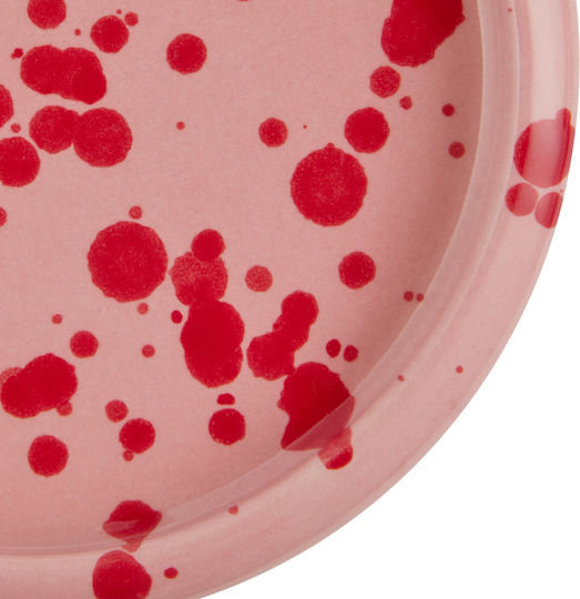 Butlers Boogy Splash Teller Untiefe Keramik Rosa mit Durchmesser 12cm