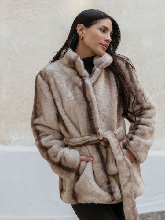 Women's Short Fur Cigar