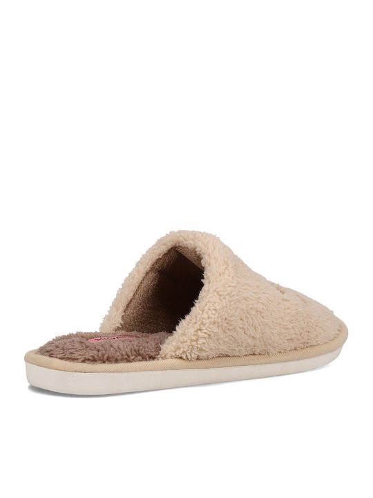 Winter Women's Slippers Beige