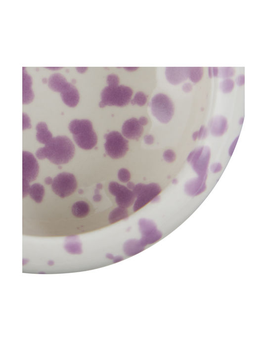 Butlers Boogy Splash Serving Bowl Round Ceramic Purple with Diameter 9cm
