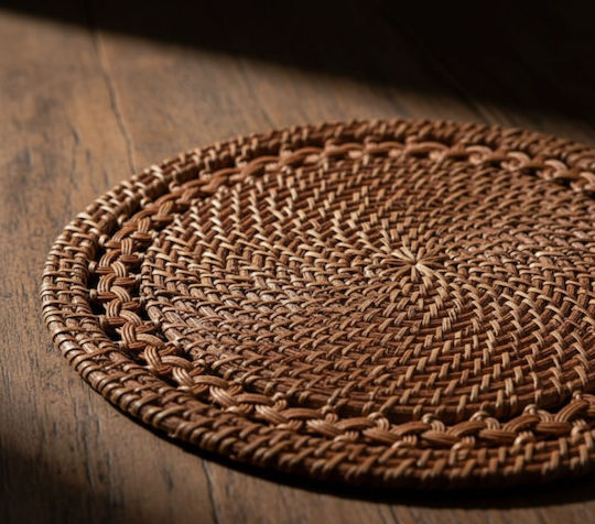 Polihome Σουπλά Στρογγυλό Rattan