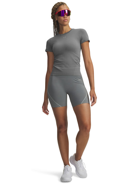 Frauen Kurze Hosen Leggings Gray